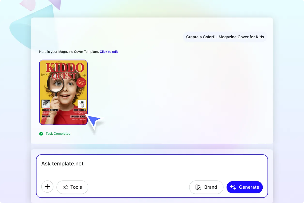 Free AI Magazine Cover Generator, Create Magazine Cover Designs Online [ No Signup ]